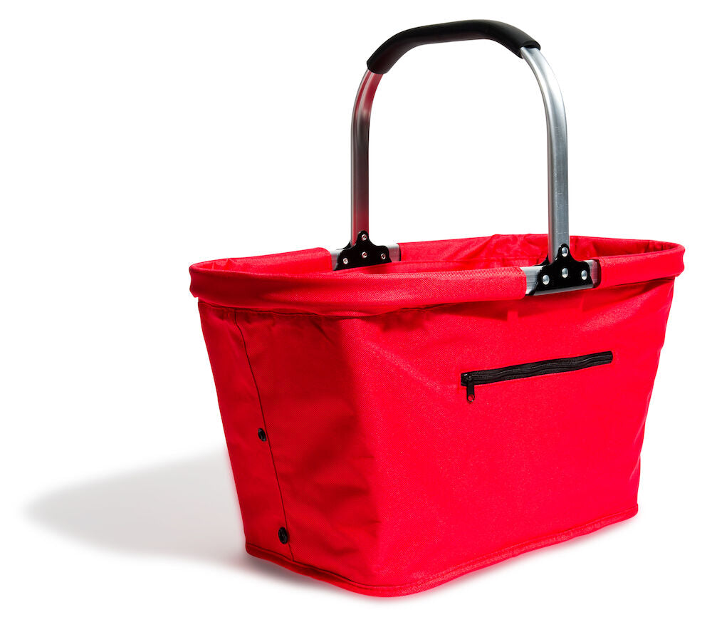 Carry Foldable Basket Red 30L