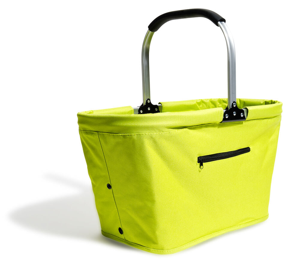Carry Foldable Basket Lime 30L