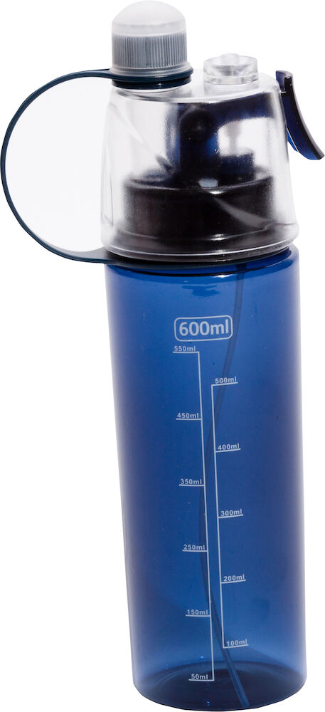QA Water Bottle w Spray Navy 0