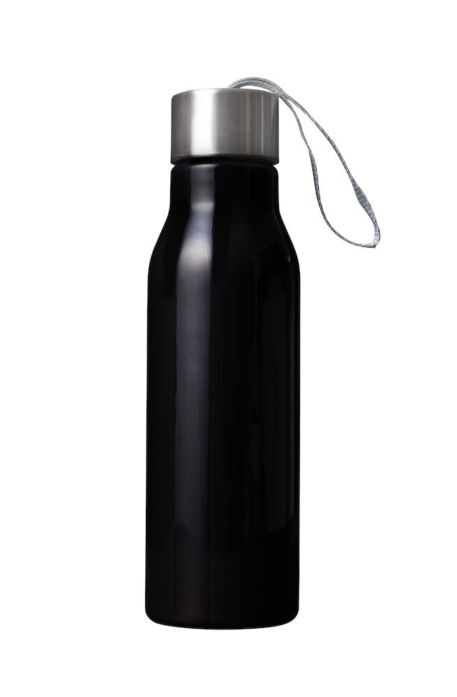 LN Water Bottle 600ml Solid Black One size
