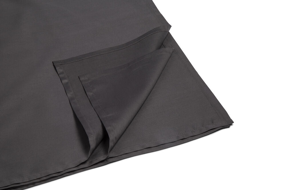 Qa Satin Bedsheet Dark Grey 150X260CM