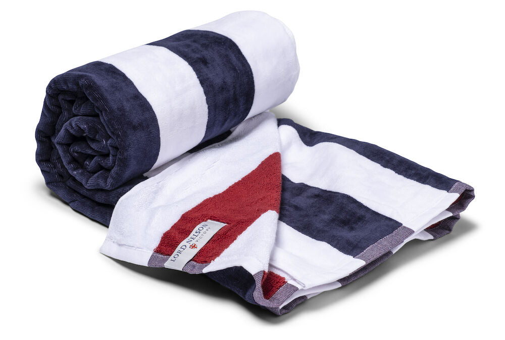 LNV Beach Towel Double Face Navy/Red 0