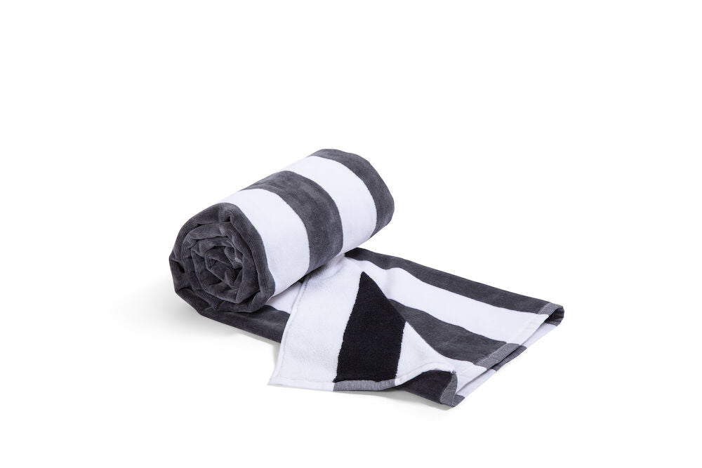 LNV Beach Towel Double Face Black/Grey 0