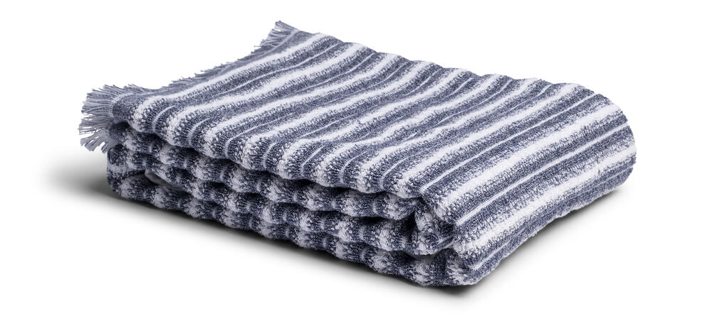 LNV Beach Towel Melange Navy 0