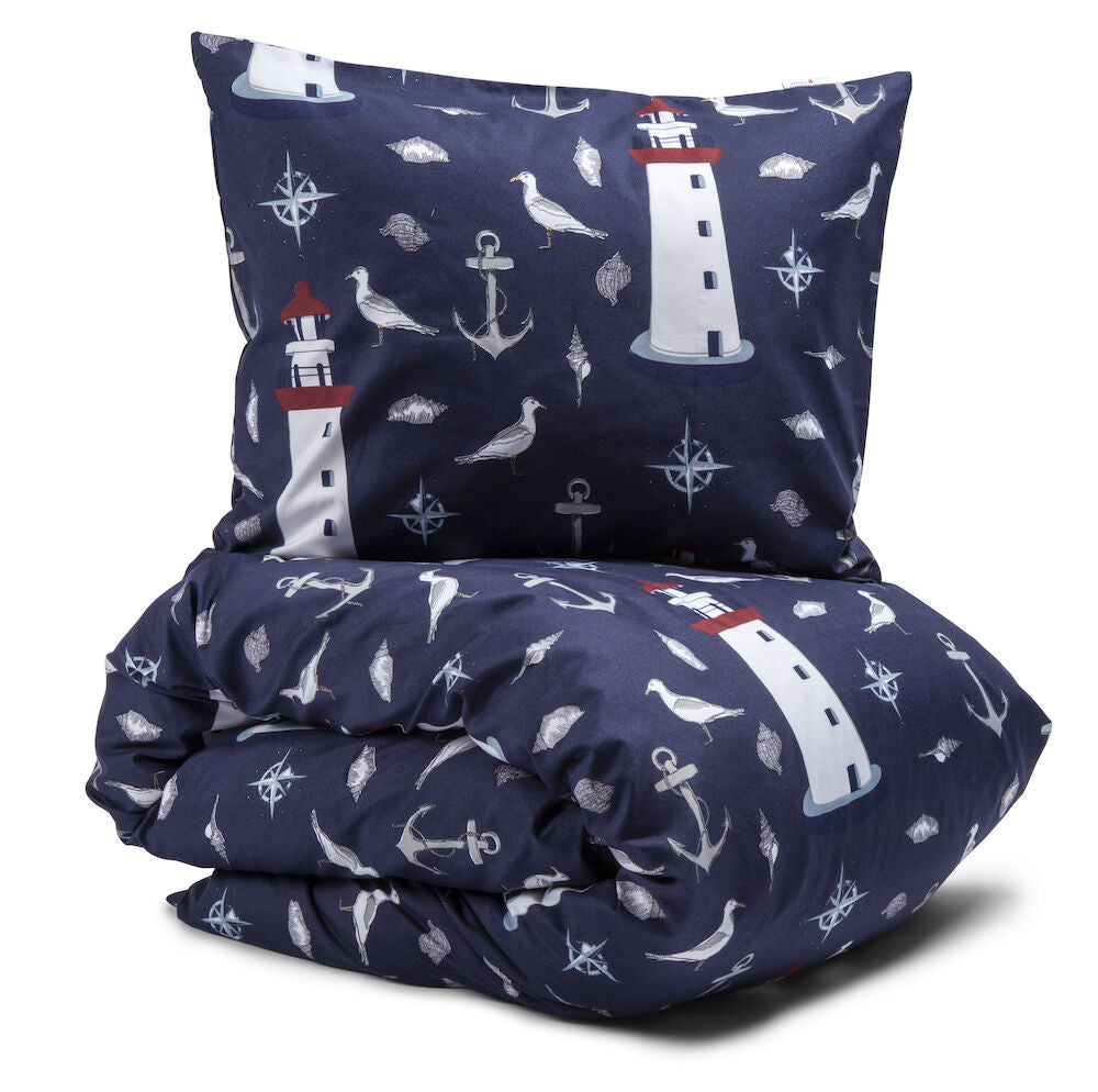 Bed Set Havets Skatter Micro Fiber Navy 150x210 cm