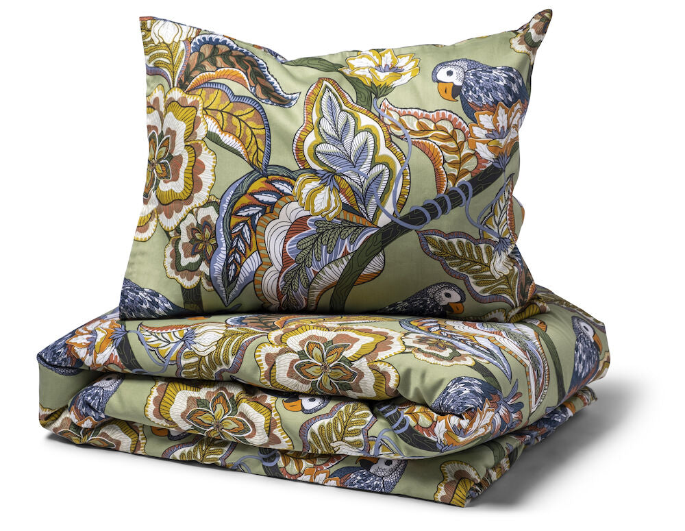 KL Papegoja Satin Light Green 150x210CM