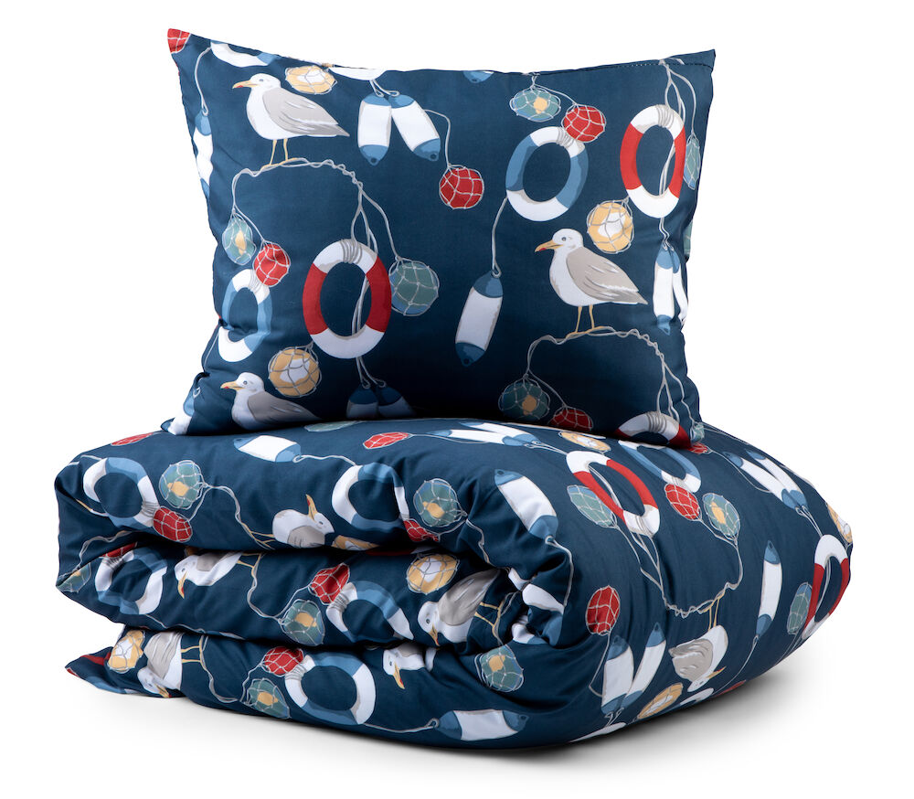 LNV Havsnära Micro Fibre Navy 150x210CM