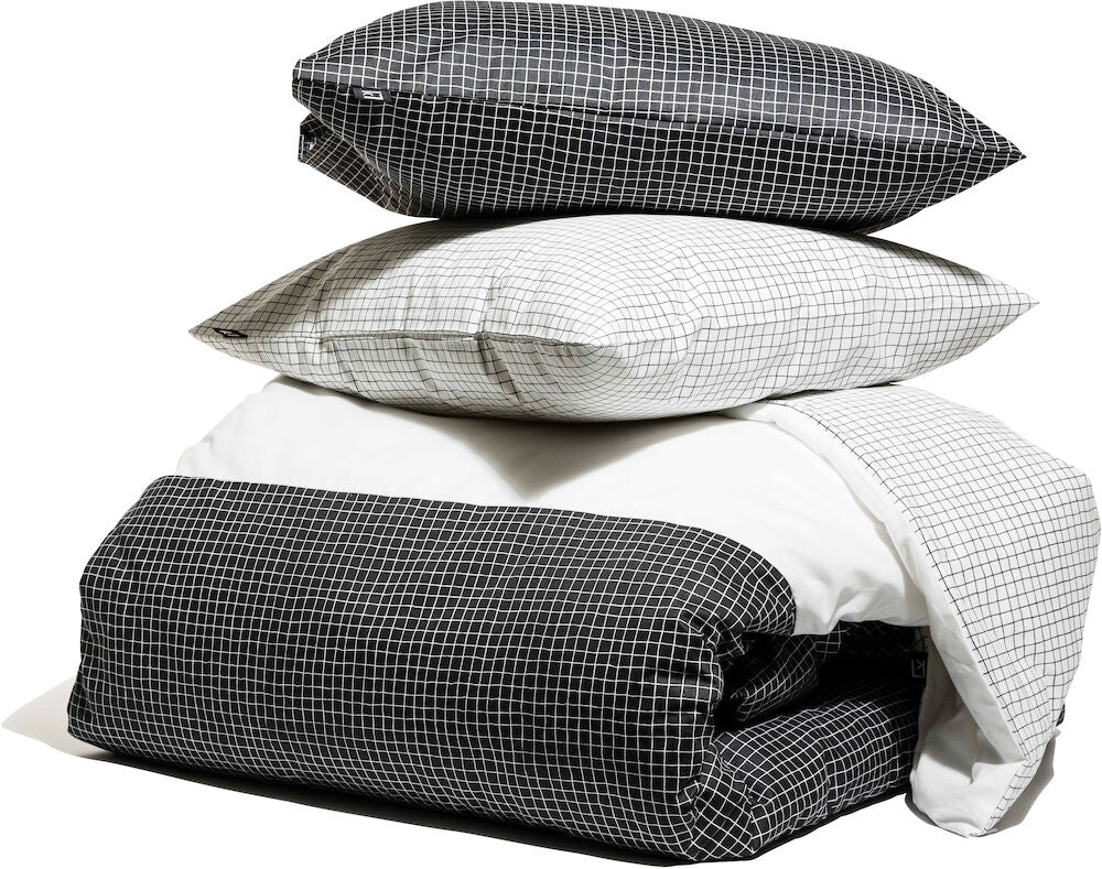 Check Bedset Multi Grey 150x210cm