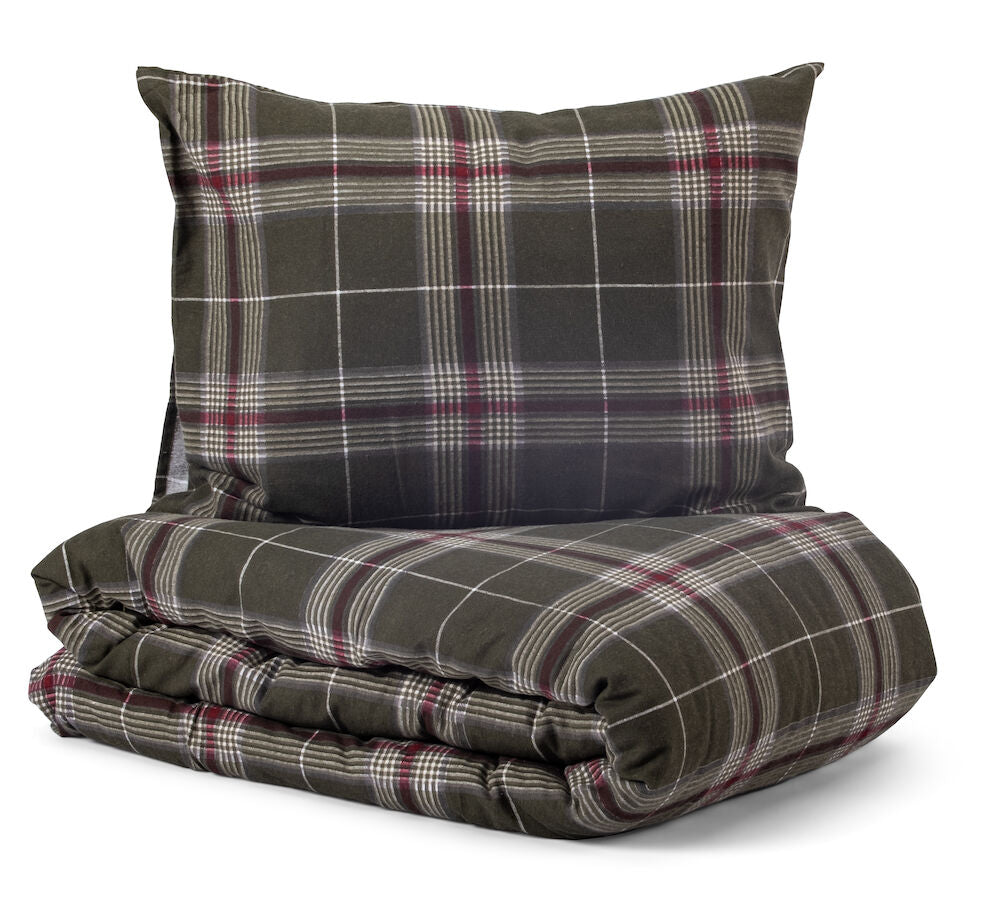 LN Herrestad Flanell Dark Green 150x210cm