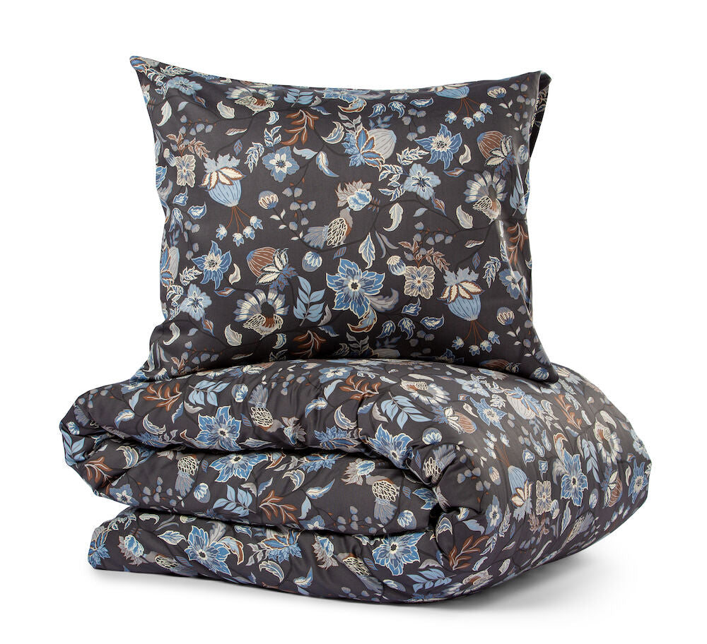 KL Bed Set Milleryd Satin 1684 Grey 150x210CM