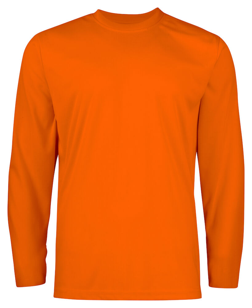 2017 T-Shirt Ls Orange XS