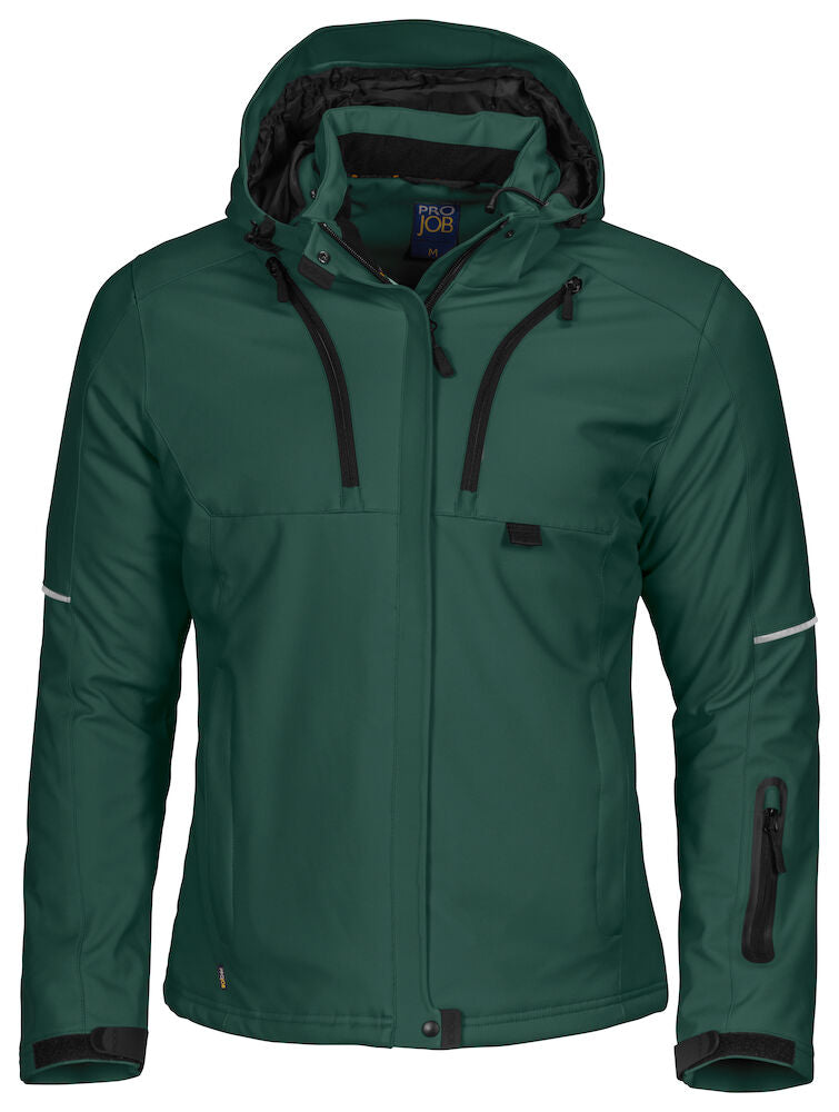 3413 3 Layer Padded Jacket Forest Green XS