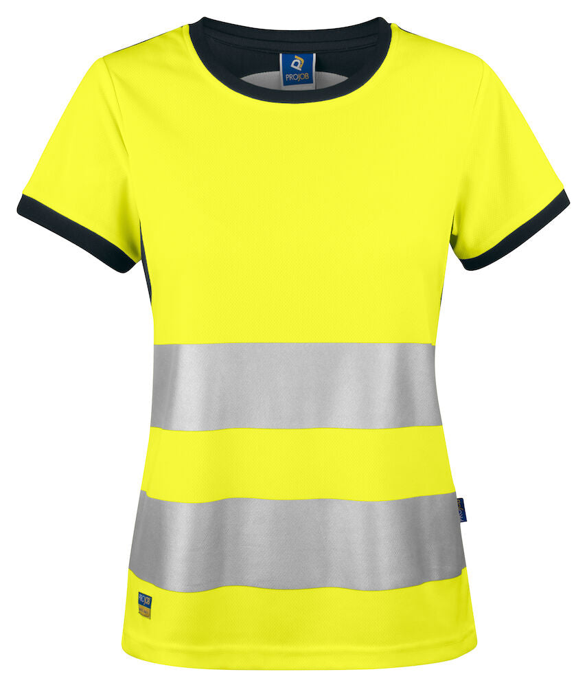 6012 T-SHIRT HI VIZ WOMEN Yellow/Black XS