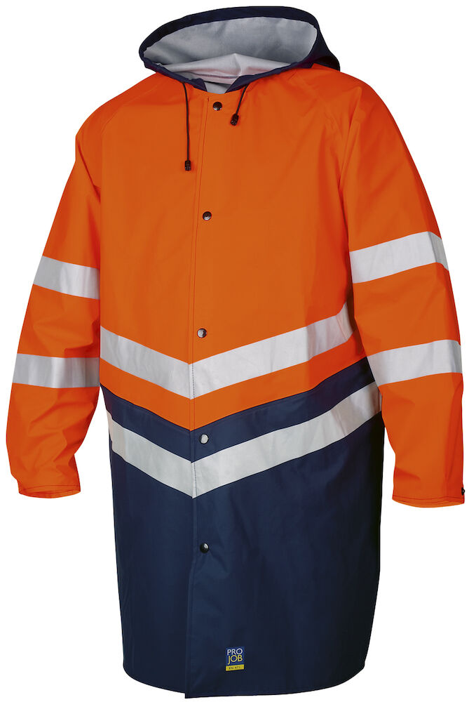 6403 Rain Jacket HV-3 Orange XS