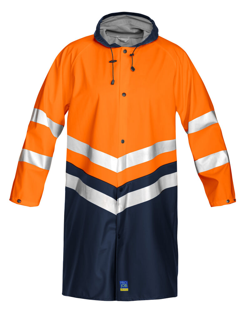 6403 Rain Jacket HV-3 Orange XS
