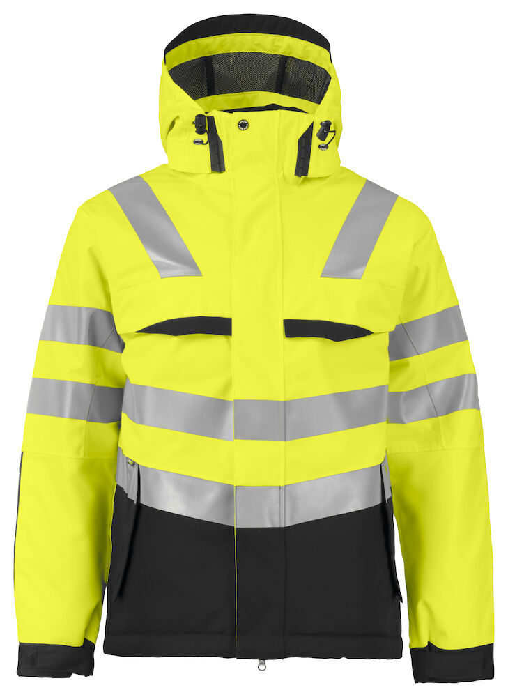 6422 Padded Jacket HV Yellow/Black XS