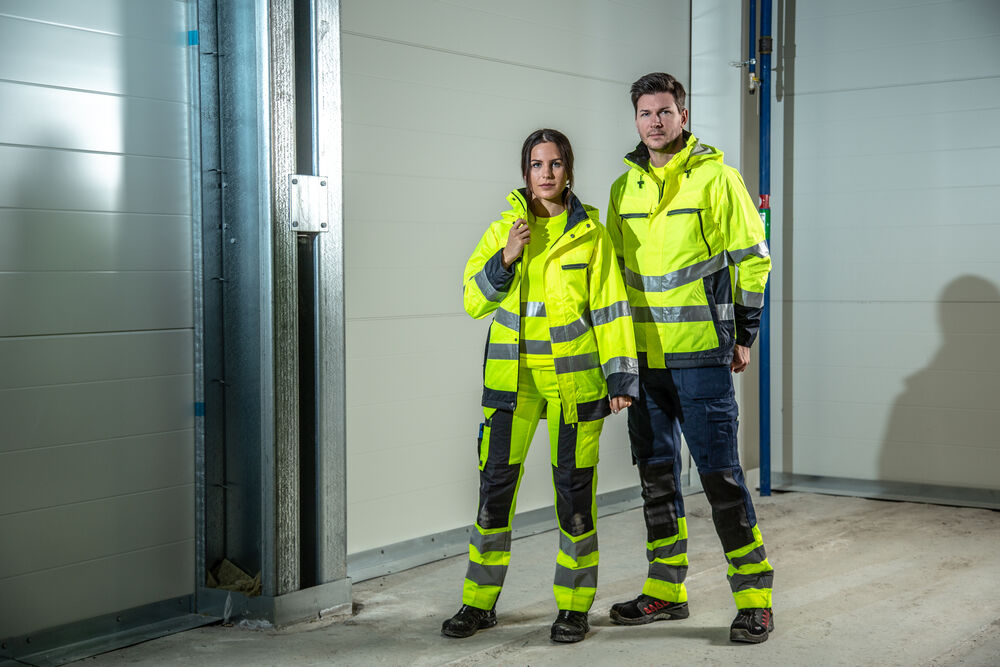 6530 Arbeidsbukse EN ISO 20471 Kl 1