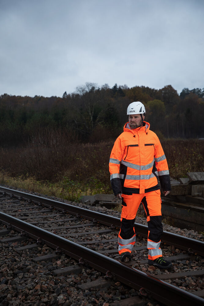 6570 Håndverksbukse Stretch EN ISO 20471 Kl 2