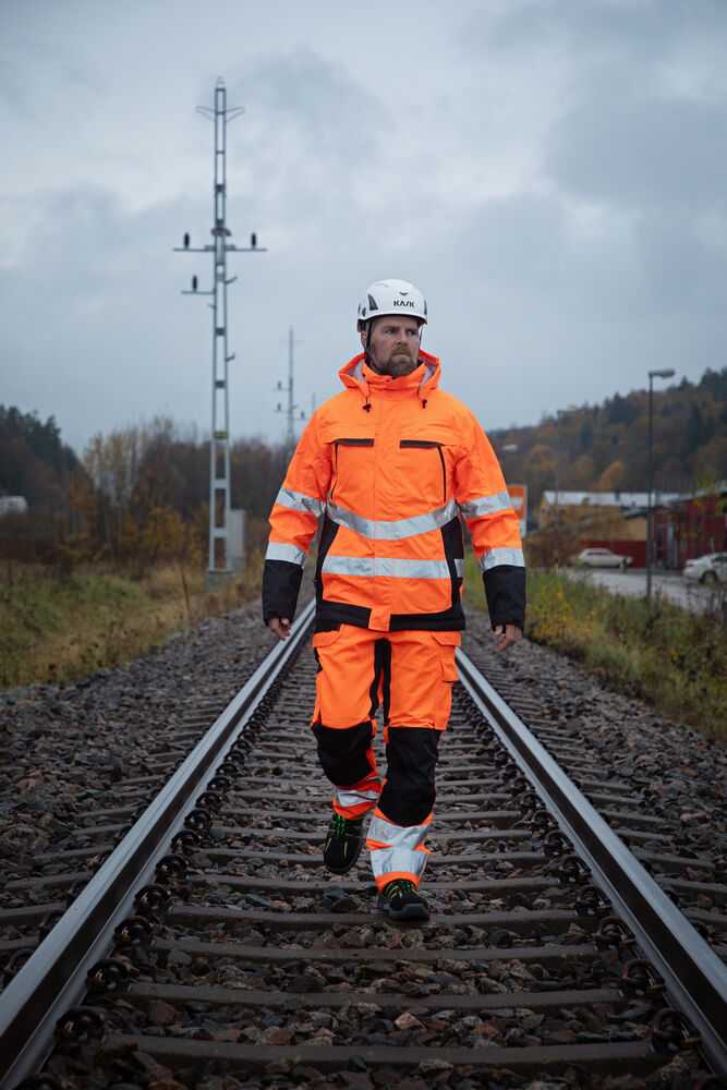 6570 Håndverksbukse Stretch EN ISO 20471 Kl 2