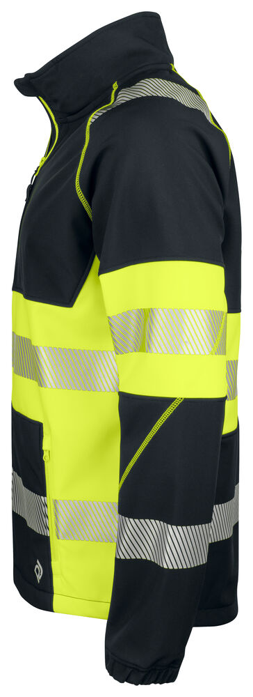 6443 Softshelljakke EN ISO 20471 Kl 1