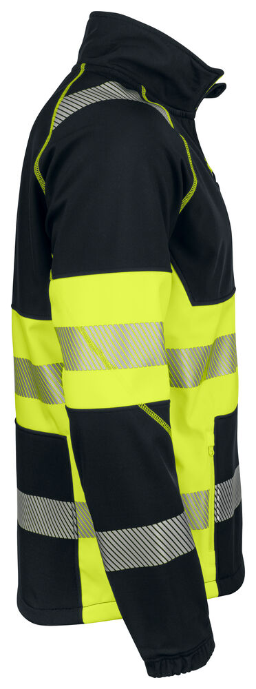 6443 Softshelljakke EN ISO 20471 Kl 1