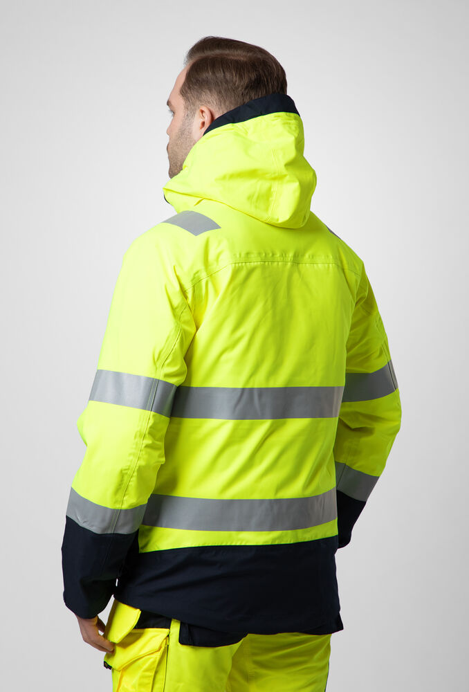6445 Funksjonsjakke 3-i-1 EN ISO 20471 Kl 3/2