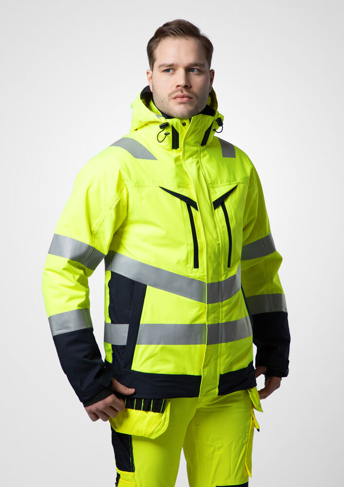 6445 Funksjonsjakke 3-i-1 EN ISO 20471 Kl 3/2