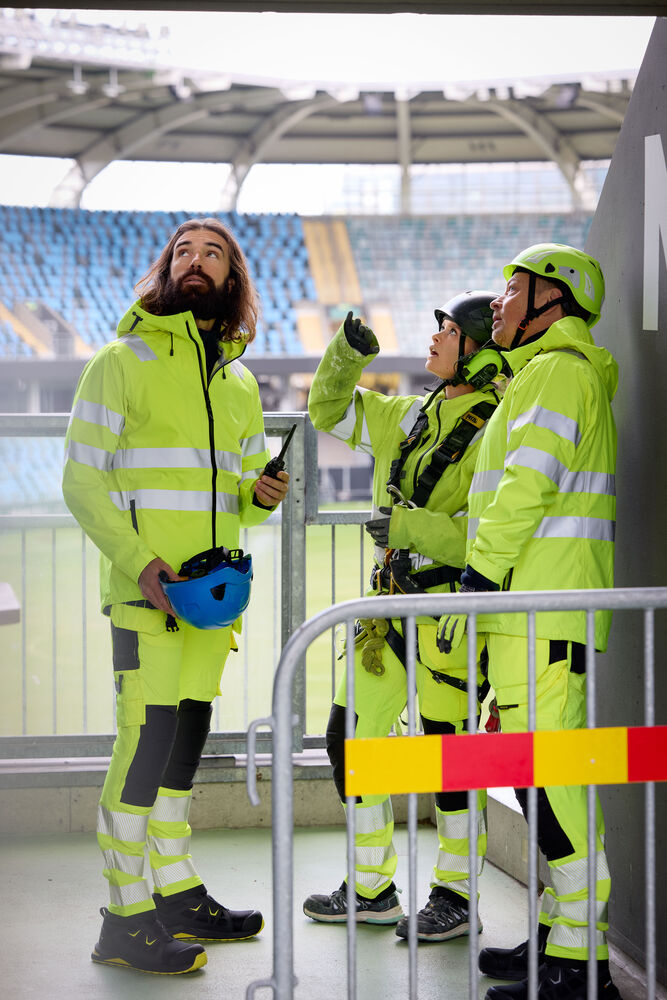 6450 Regnjakke EN ISO 20471 Kl 3/2