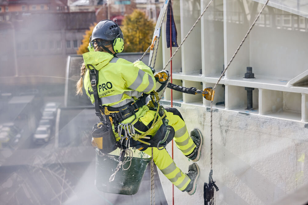 6450 Regnjakke EN ISO 20471 Kl 3/2