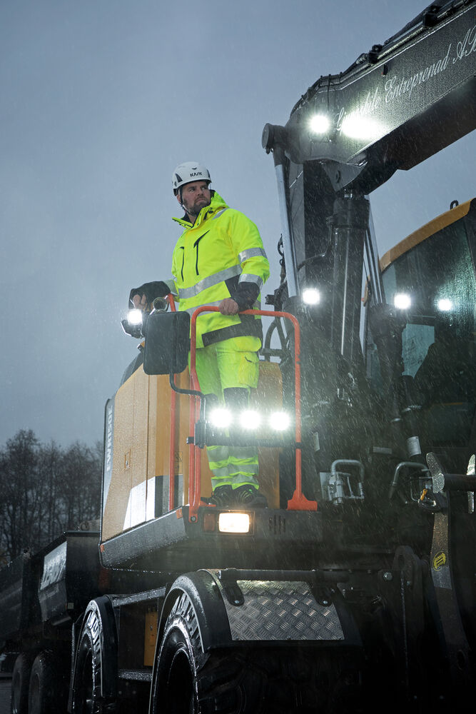 6573 Håndverksbukse Stretch EN ISO 20471 Kl 2