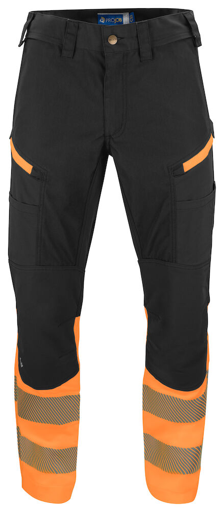 6528 WAISTPANT Orange/Black C44