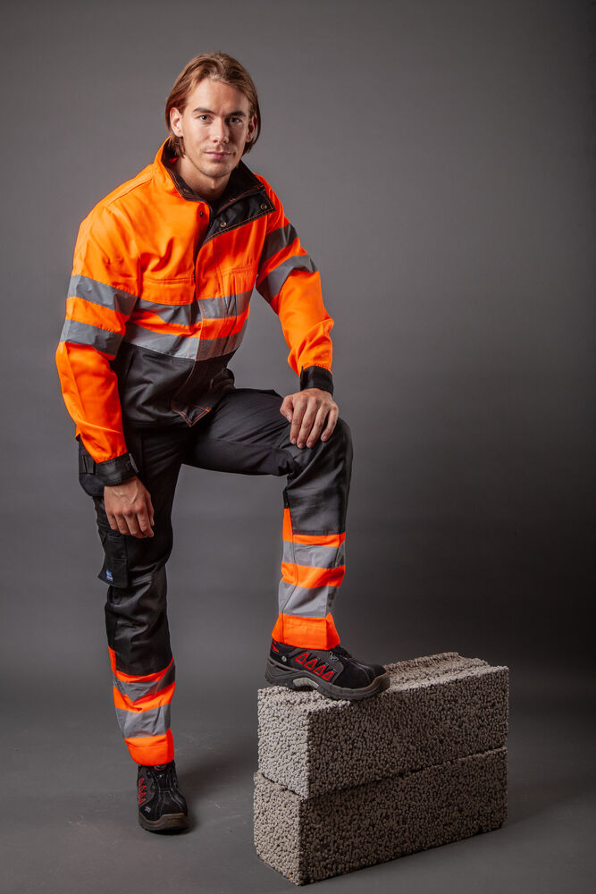 6530 Arbeidsbukse EN ISO 20471 Kl 1