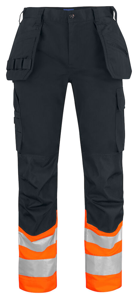 6534 Pants HV CL. 1 Orange/Black C42