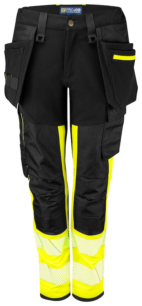 6543 Håndverksbukse Stretch Dame EN ISO 20471 Klasse 1