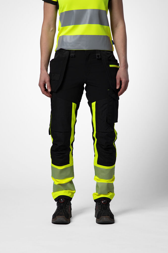 6543 Håndverksbukse Stretch Dame EN ISO 20471 Klasse 1