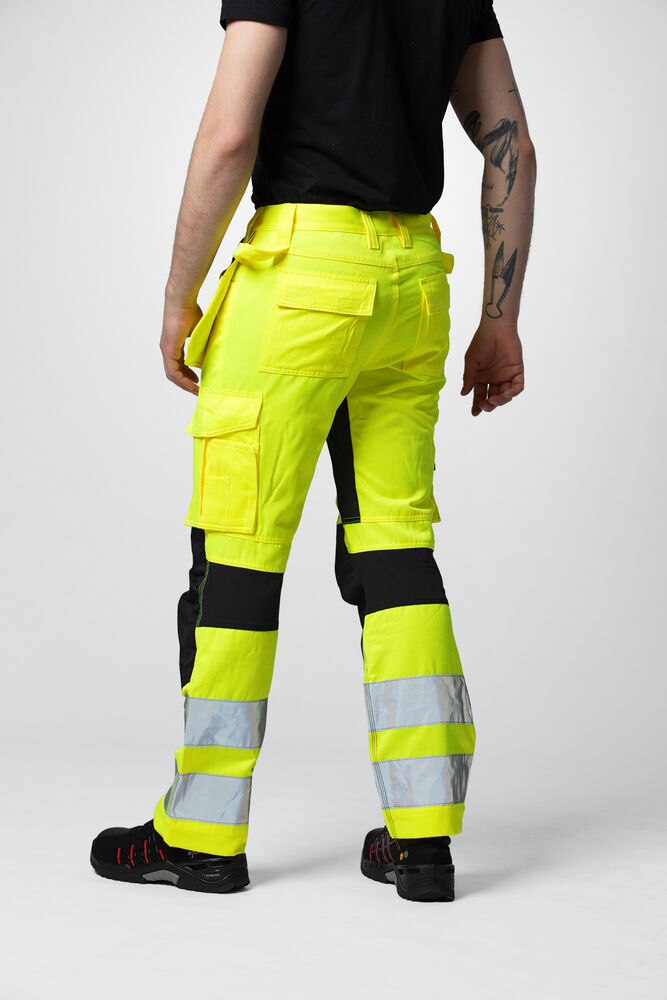 6570 Håndverksbukse Stretch EN ISO 20471 Kl 2