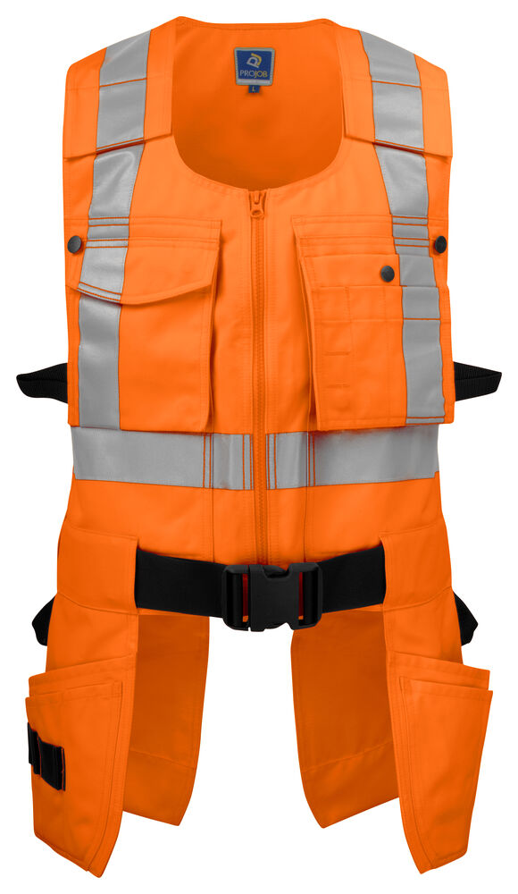 6704 Vest Hv-3 Orange S