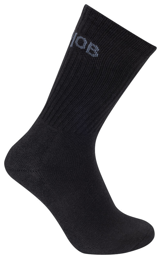 9012 Halvfrotte Strømpe Black 36/39