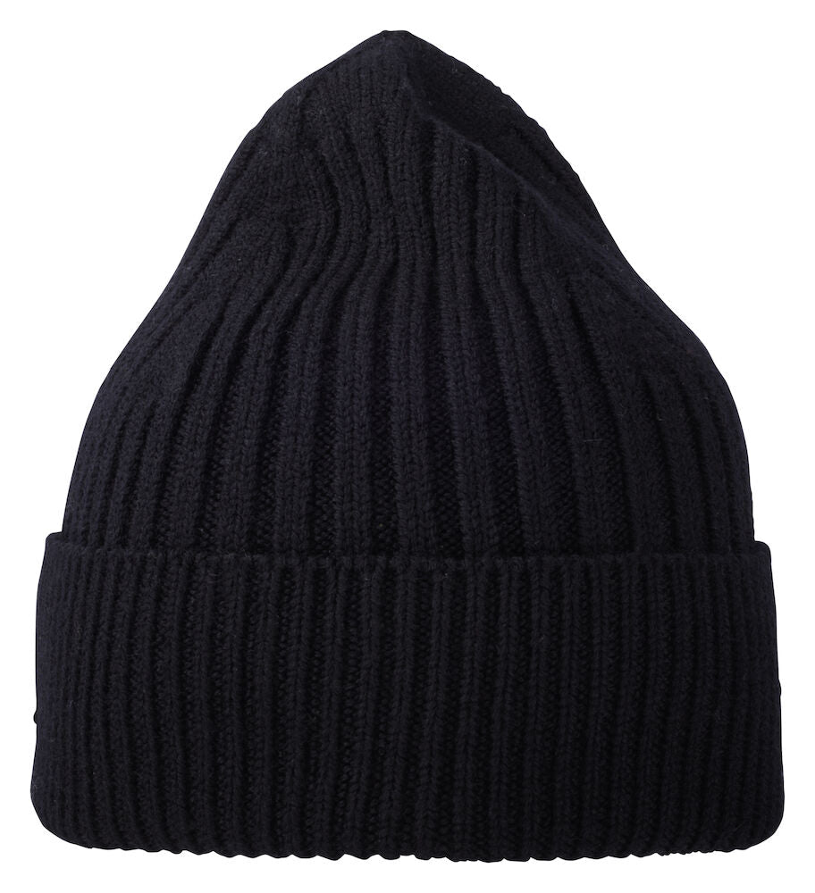9063 Cap Knitted Black 0