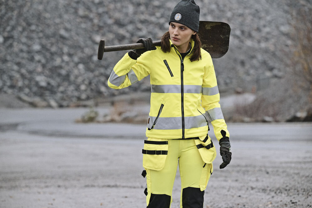 Womens Softshell Jacket Hi-vis