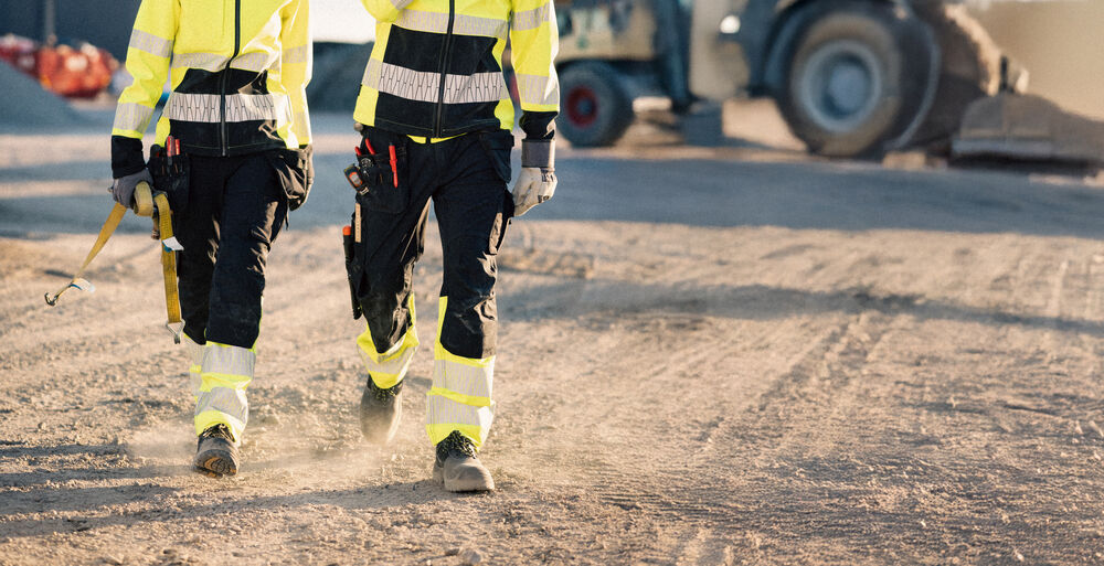 Craftsman trousers stretch Hi-Vis