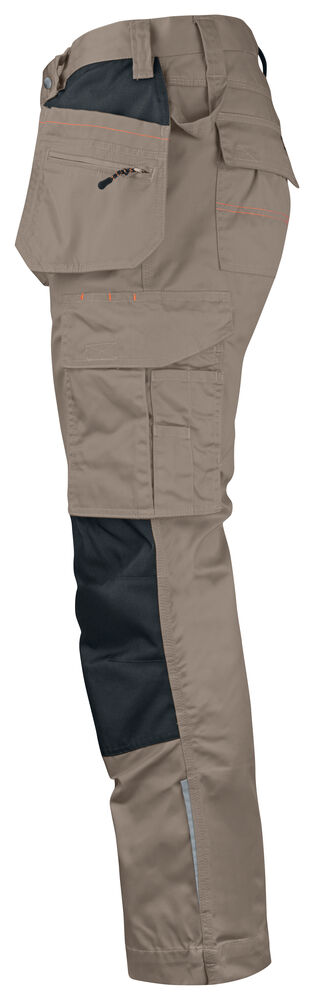Poly Cotton HP Work Trousers Khaki/Black