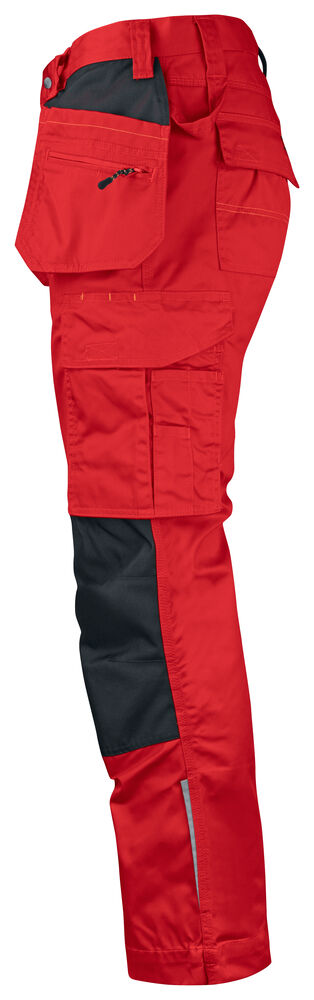 Poly Cotton HP Work Trousers Red/Black