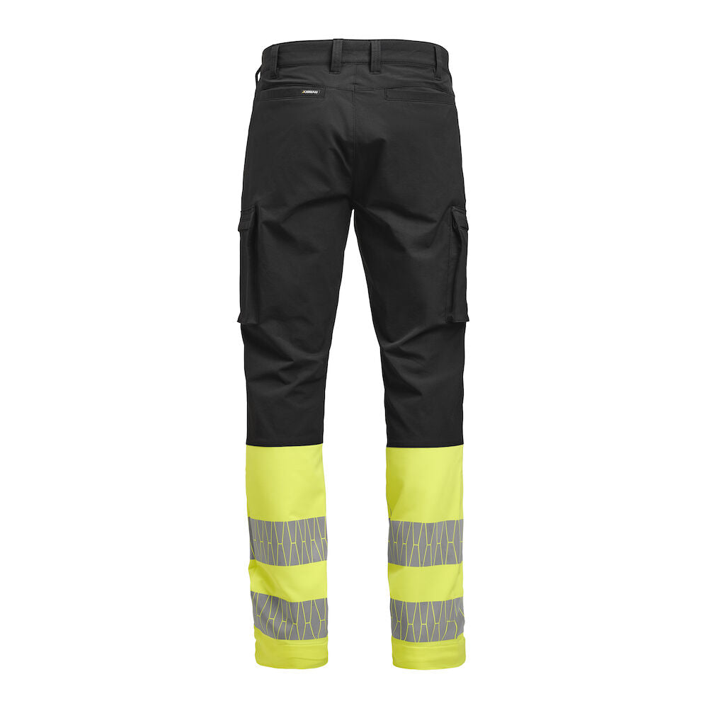 Service trouser stretch Hi-Vis Black/HV Yel C44