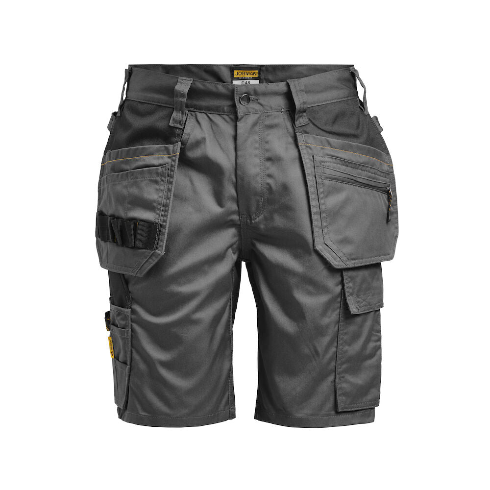 Poly Cotton Shorts Dark Grey/Bl C42