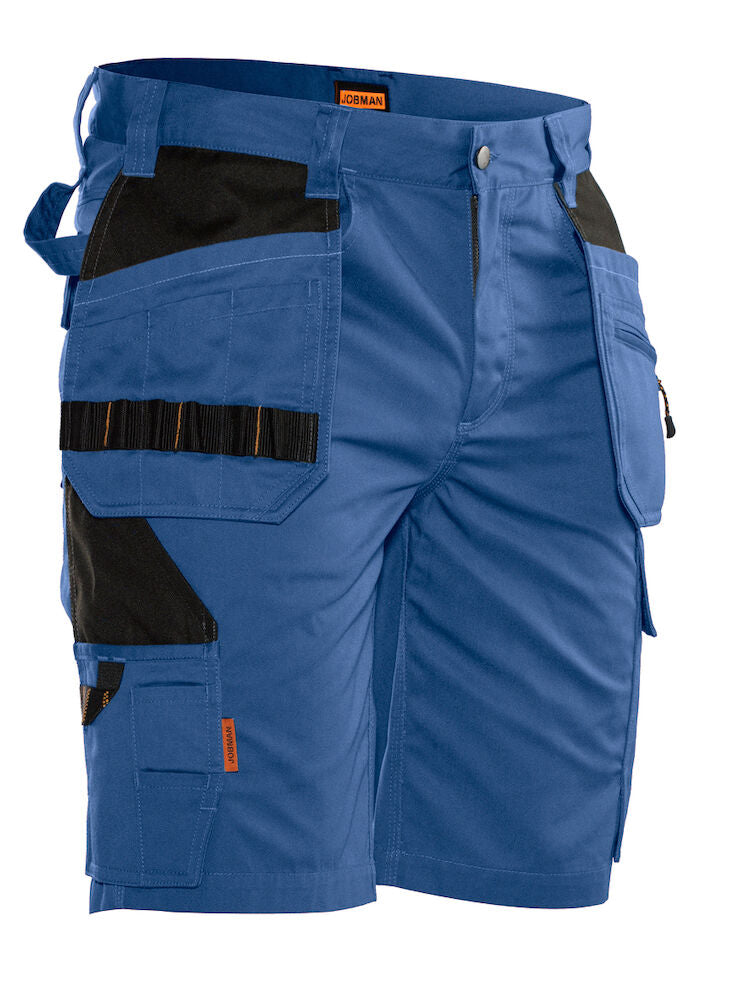 Poly Cotton Shorts Sky Blue/Bla C42