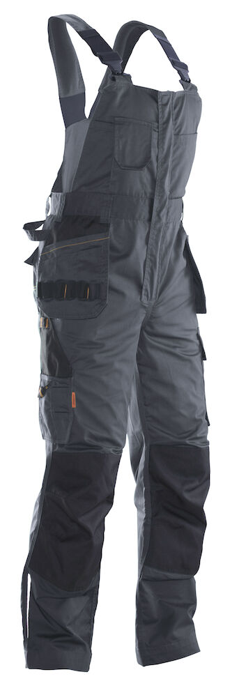 Bib n Brace Trouser Dark Grey/Bl C42