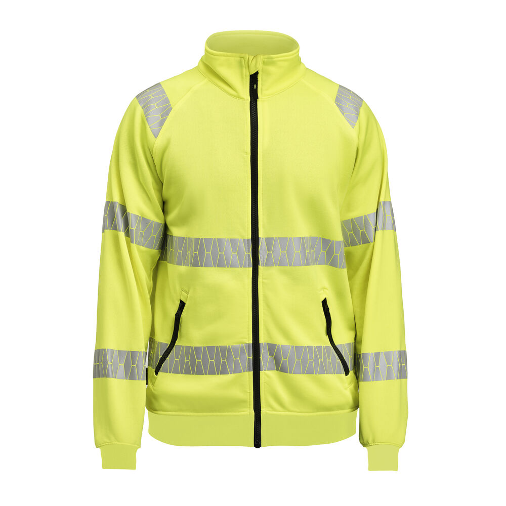 Sweatshirt Full-Zip Hi-Vis