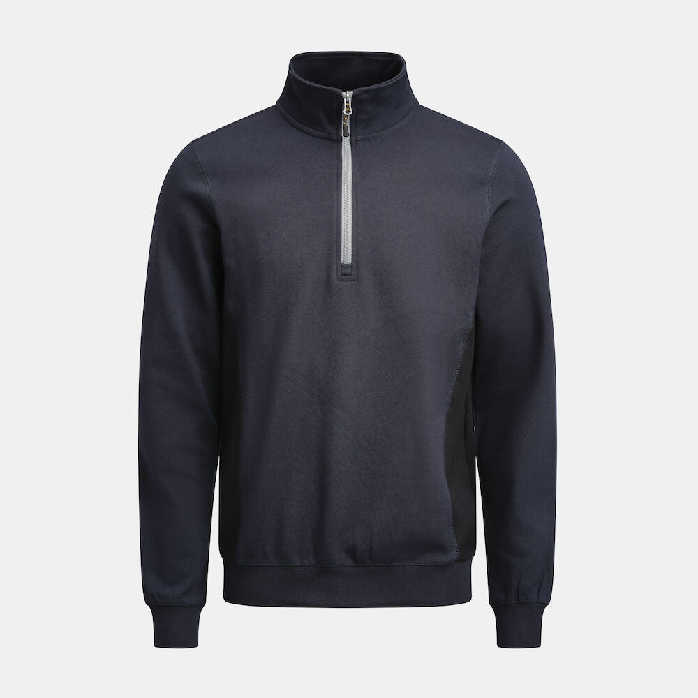 Sweatshirt 1/2 Zip Navy/Black XXS