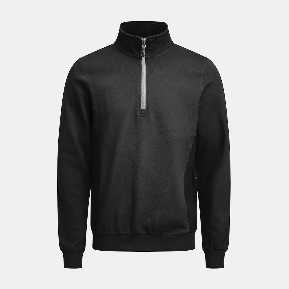 Sweatshirt 1/2 Zip Black/Black XXS